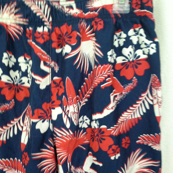 Op boys swim trunks 2XL 18 Surfers Surfboad Red Bl - Picture 5 of 7